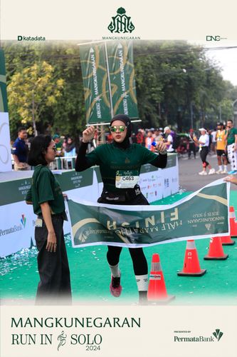 Race photo from Mangkunegaran Run 2024