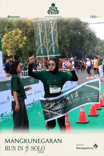Race photo from Mangkunegaran Run 2024