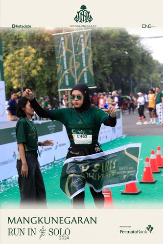 Race photo from Mangkunegaran Run 2024
