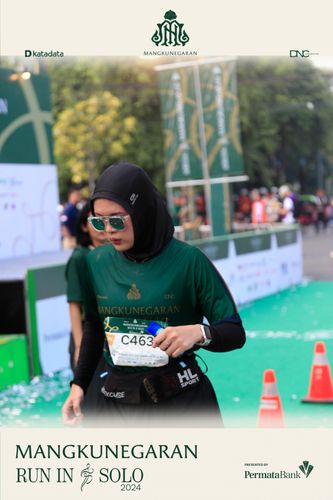 Race photo from Mangkunegaran Run 2024