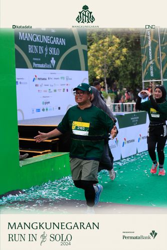 Race photo from Mangkunegaran Run 2024