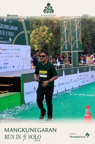 Race photo from Mangkunegaran Run 2024
