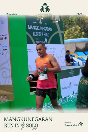 Race photo from Mangkunegaran Run 2024