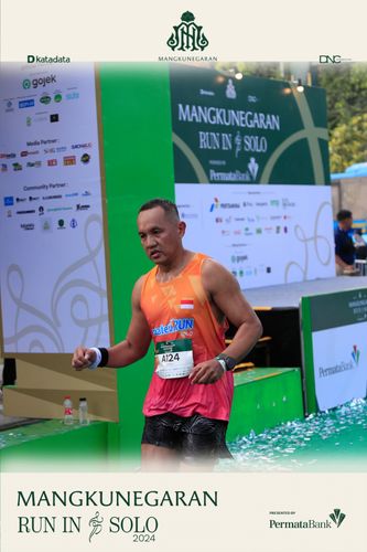 Race photo from Mangkunegaran Run 2024