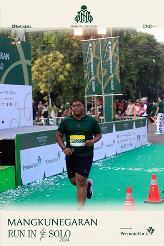 Race photo from Mangkunegaran Run 2024