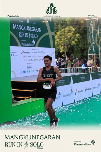 Race photo from Mangkunegaran Run 2024
