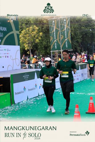 Race photo from Mangkunegaran Run 2024