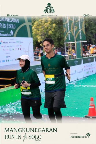 Race photo from Mangkunegaran Run 2024