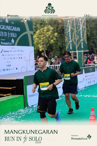 Race photo from Mangkunegaran Run 2024