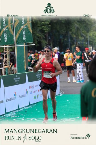 Race photo from Mangkunegaran Run 2024