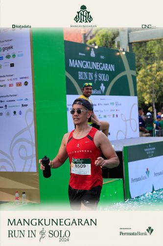 Race photo from Mangkunegaran Run 2024