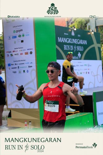 Race photo from Mangkunegaran Run 2024