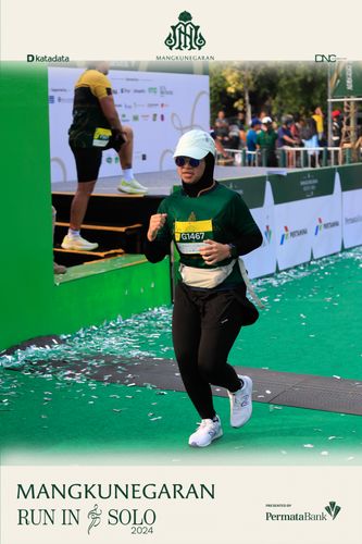 Race photo from Mangkunegaran Run 2024