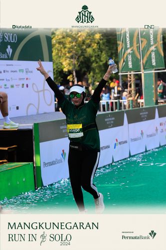 Race photo from Mangkunegaran Run 2024