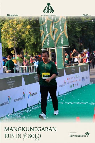 Race photo from Mangkunegaran Run 2024
