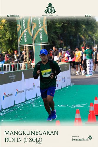 Race photo from Mangkunegaran Run 2024