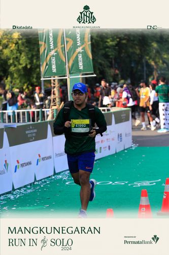 Race photo from Mangkunegaran Run 2024