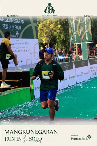 Race photo from Mangkunegaran Run 2024