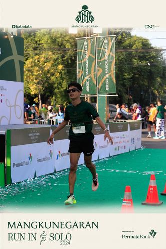 Race photo from Mangkunegaran Run 2024
