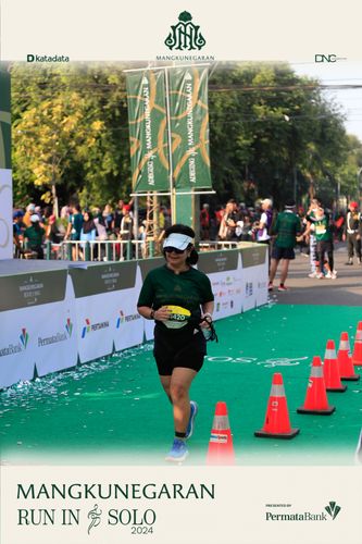 Race photo from Mangkunegaran Run 2024