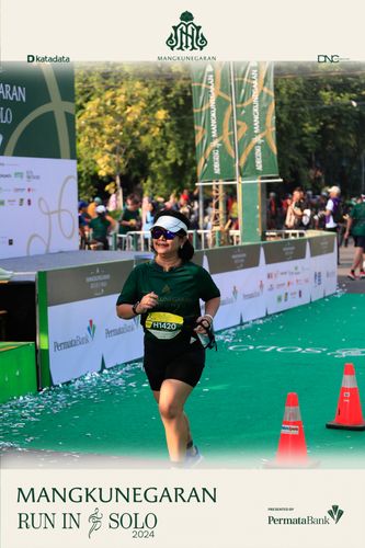 Race photo from Mangkunegaran Run 2024