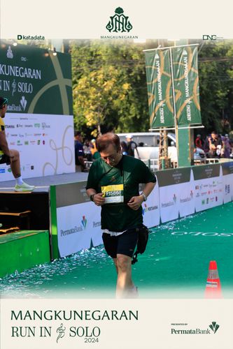 Race photo from Mangkunegaran Run 2024