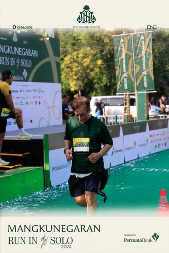 Race photo from Mangkunegaran Run 2024