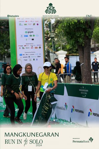 Race photo from Mangkunegaran Run 2024