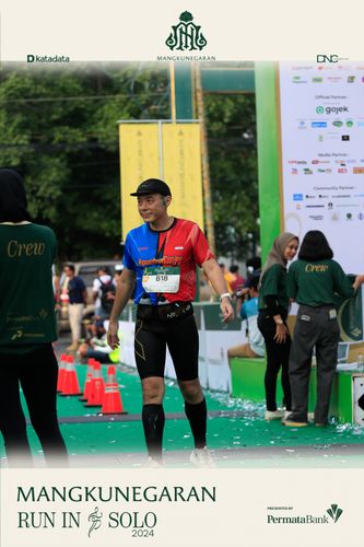 Race photo from Mangkunegaran Run 2024