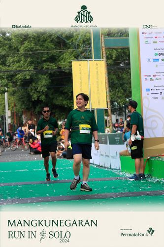 Race photo from Mangkunegaran Run 2024