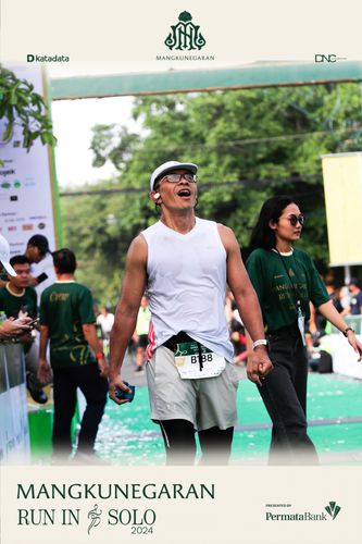 Race photo from Mangkunegaran Run 2024