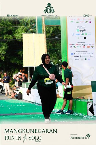 Race photo from Mangkunegaran Run 2024