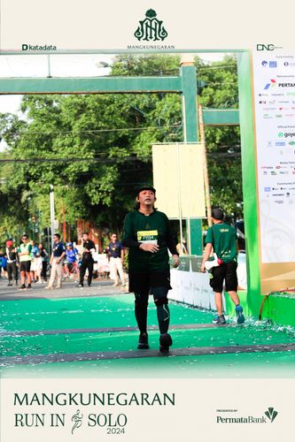 Race photo from Mangkunegaran Run 2024
