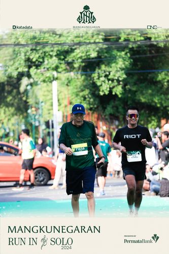 Race photo from Mangkunegaran Run 2024
