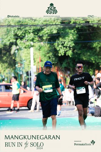 Race photo from Mangkunegaran Run 2024