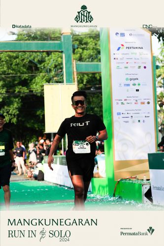 Race photo from Mangkunegaran Run 2024