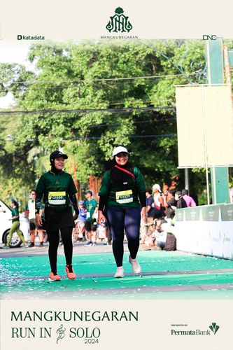 Race photo from Mangkunegaran Run 2024
