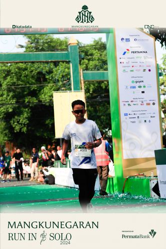 Race photo from Mangkunegaran Run 2024