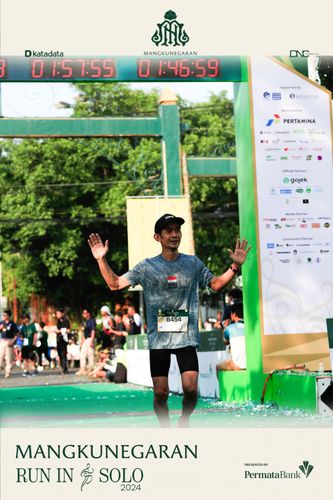 Race photo from Mangkunegaran Run 2024