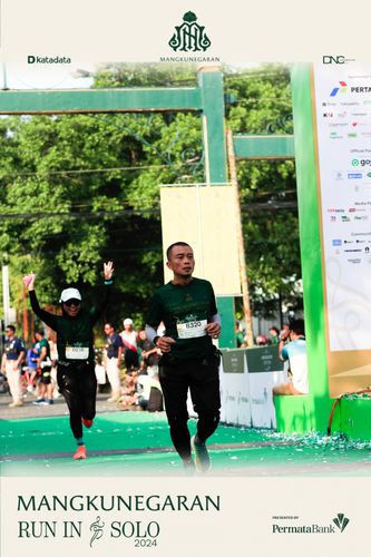 Race photo from Mangkunegaran Run 2024