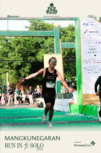 Race photo from Mangkunegaran Run 2024