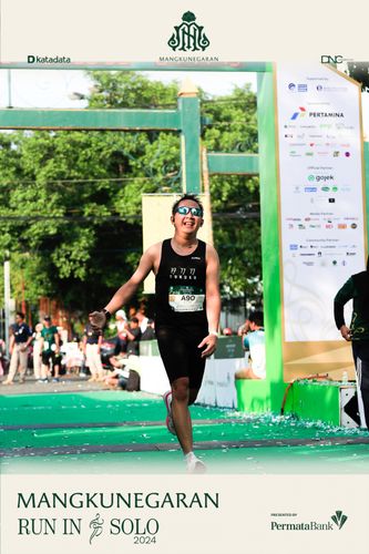 Race photo from Mangkunegaran Run 2024