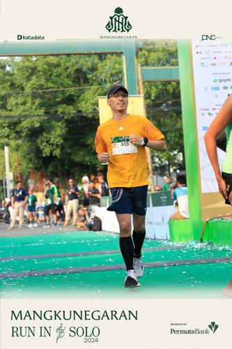 Race photo from Mangkunegaran Run 2024