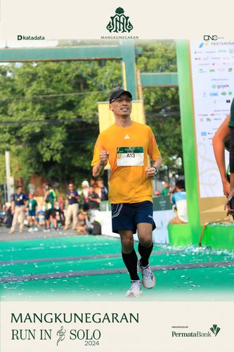 Race photo from Mangkunegaran Run 2024