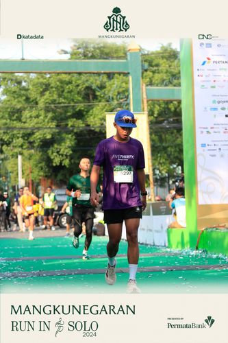 Race photo from Mangkunegaran Run 2024
