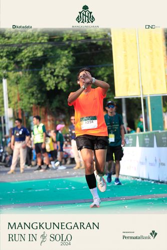Race photo from Mangkunegaran Run 2024