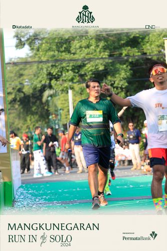 Race photo from Mangkunegaran Run 2024