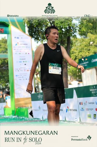 Race photo from Mangkunegaran Run 2024