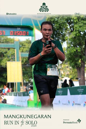 Race photo from Mangkunegaran Run 2024