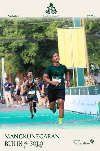 Race photo from Mangkunegaran Run 2024